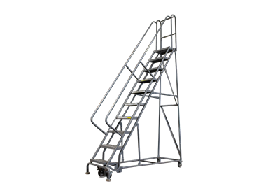 Used 10-Step Rolling Ladders
