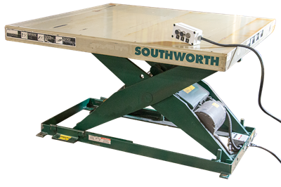 Used Southworth LS2 Backsaver Series Lift Tables