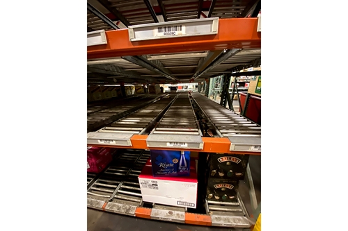 span track carton flow rack