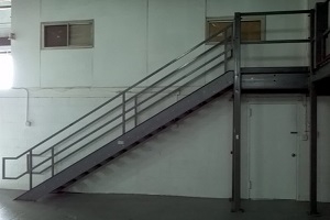 Used OSHA 45 Degree Mezzanine Stairway