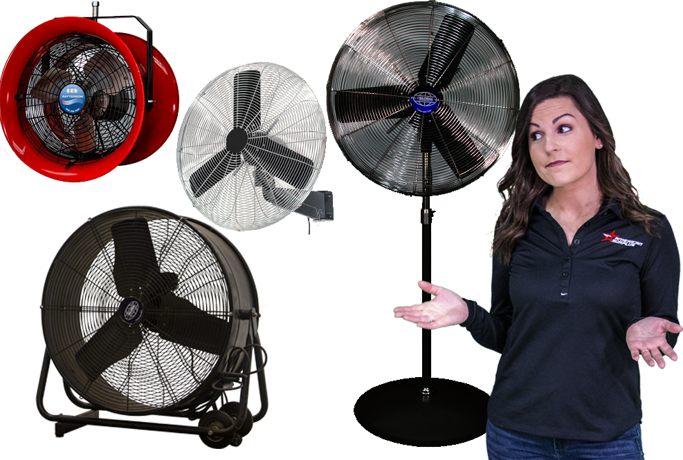 Not sure which type of warehouse fan for you? Start here!