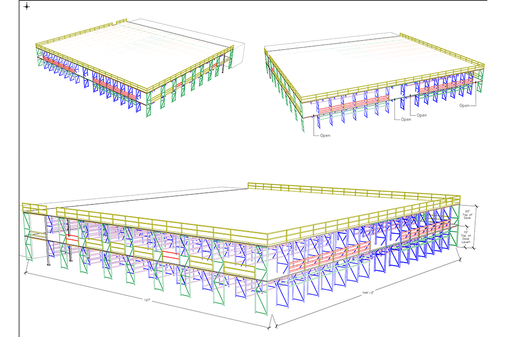 Our Most Recently Completed Pick Module, Featuring Three Levels And A Carton Flow Base