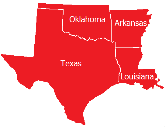 Servicing Texas, Arkansas, Oklahoma, and Louisiana