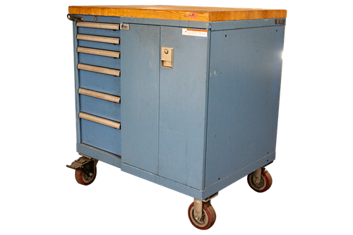  Used Lista MP/NW Series Mobile Parts Cabinets