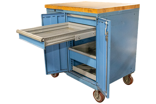  Used Lista MP/NW Series Mobile Parts Cabinets For Sale