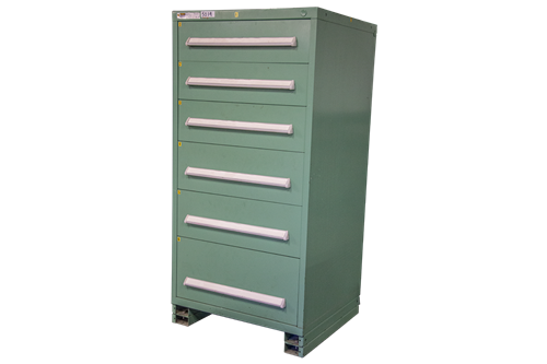 Pre-Owned 6-Drawer Stanley Vidmar Parts Cabinets