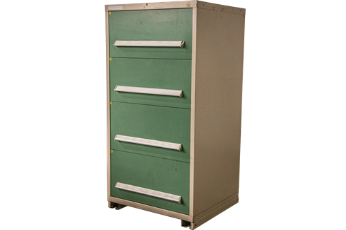 Used 4-Drawer Stanley Vidmar Cabinet For Sale