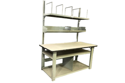 Under-Counter Shelves for Hi-Lo Industrial Workbench Configuration - 2 Pack