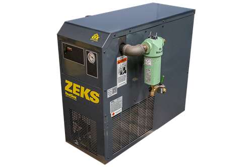 Used Zeks 125HSGA100 Refrigerated Air Dryer For Sale