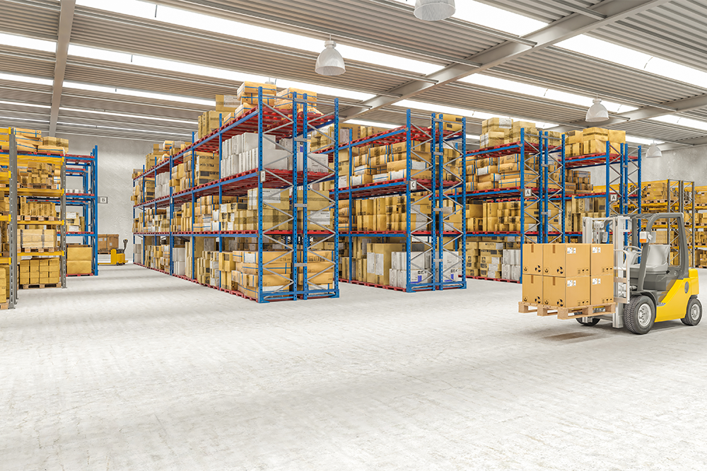 Warehouse Pallet Racks, Shelving, and Supplies